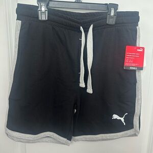 NWT Puma Men's Black and Gray Athletic Shorts